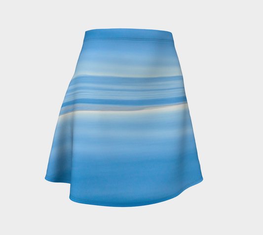 Ocean Blue Flare Skirt