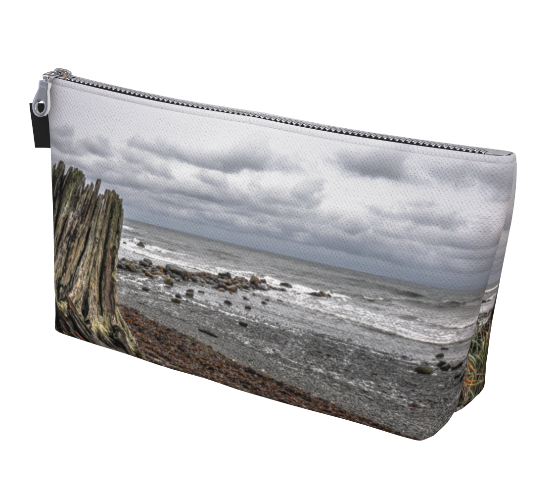 Gray Day Makeup Bag by vanislegoddess.com available in 2 sizes