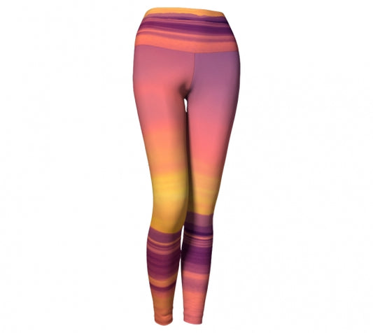 Vancouver Island Sunset Yoga Leggings