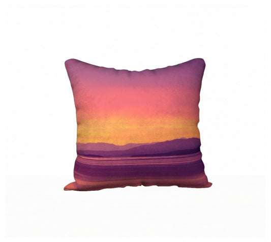 Vancouver Island Sunset 18 x 18 Pillow Case