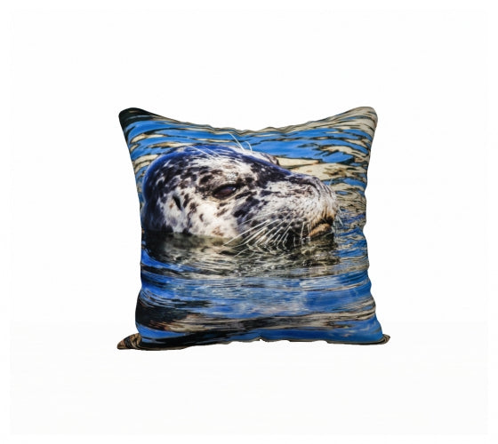 Seal Of Blue 18" x 18" Throw Pillow Cover
