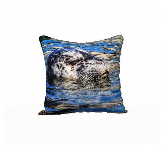 Seal Of Blue 18" x 18" Throw Pillow Cover