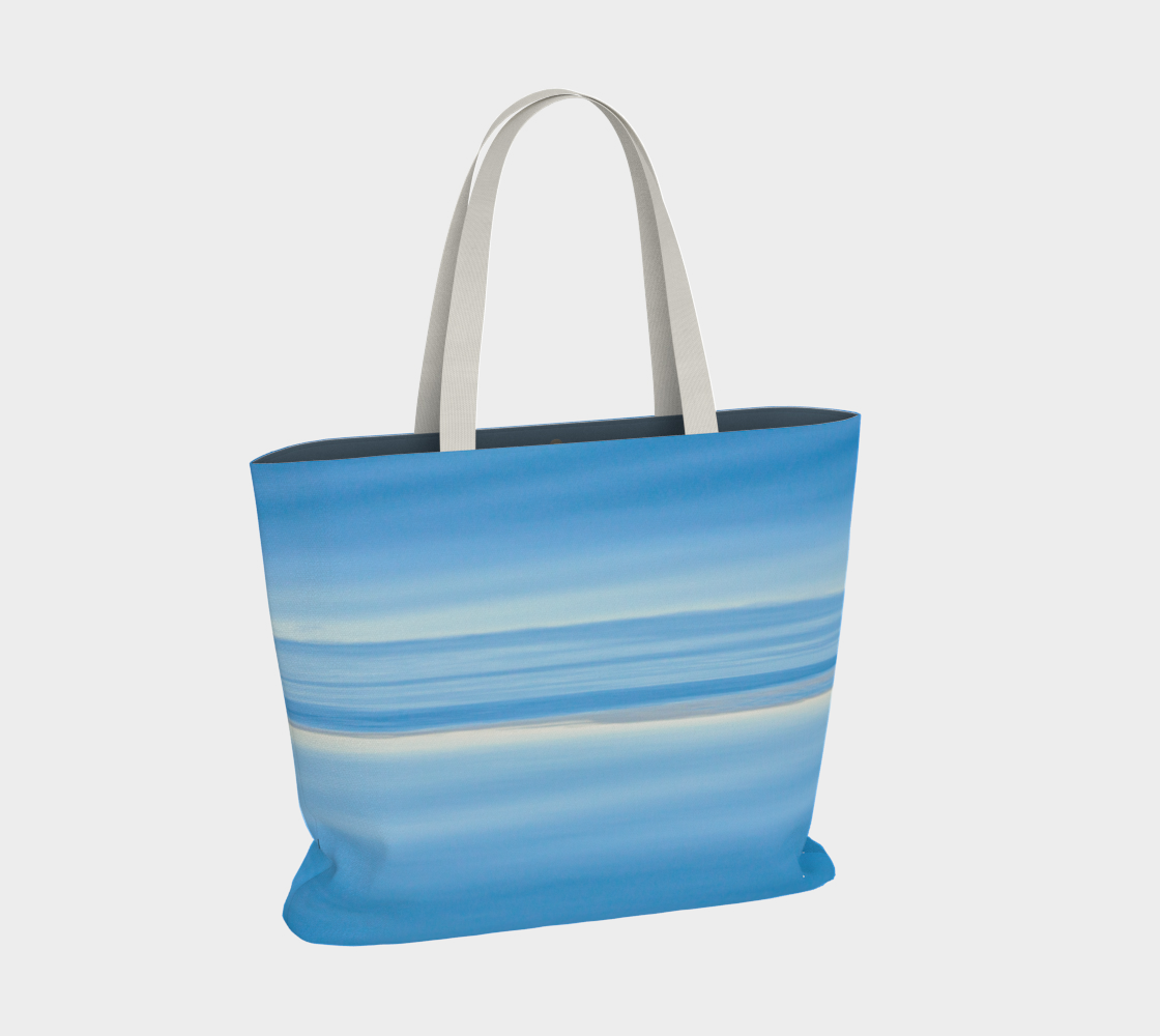 Van Isle Goddess Ocean Blue Horizon oversized  Market Tote.