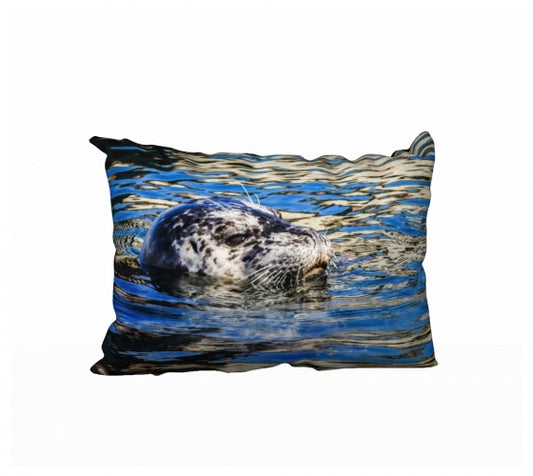 Seal Of Blue 20" x 14" Throw Pillow Cover