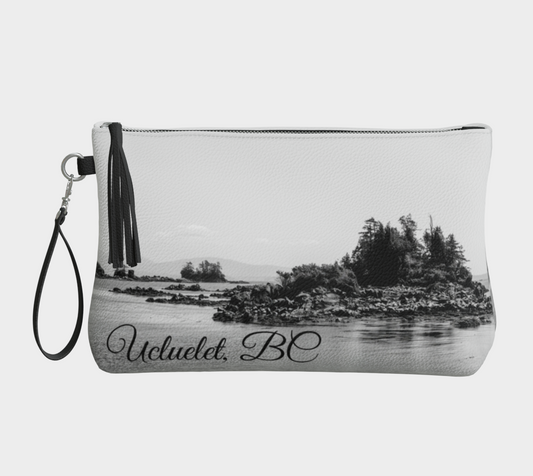 Broken Islands Ucluelet Vegan Leather Makeup Bag