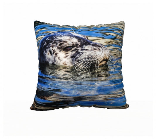 Seal Of Blue 22" x 22" Throw Pillow Cover