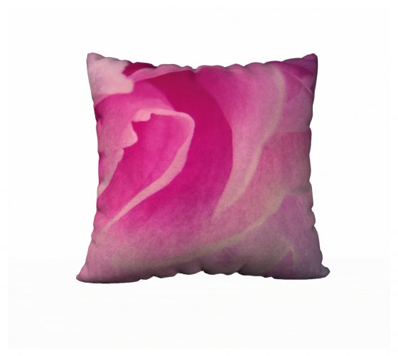 Rose Petal Kiss 22" x 22" Throw Pillow Cover