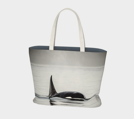 Van Isle Goddess Orca Spray oversized Market Tote.