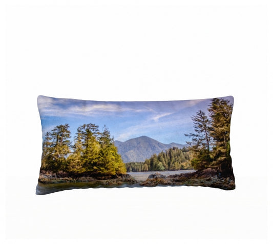 Tofino Inlet 24" x 12" Throw Pillow Cover