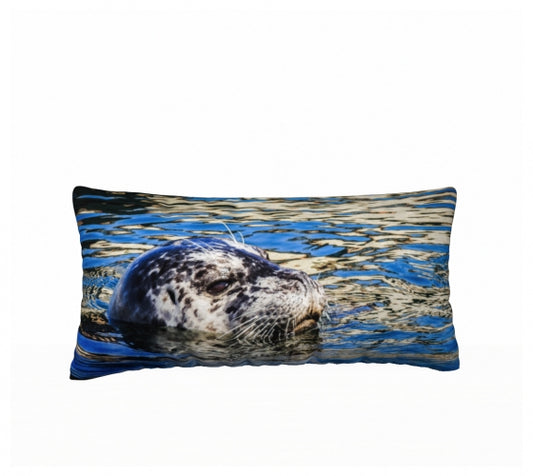 Seal Of Blue 24" x 12" Throw Pillow Cover