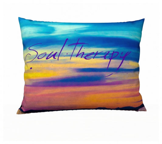 Soul Therapy 26" x 20" Throw Pillow Cover