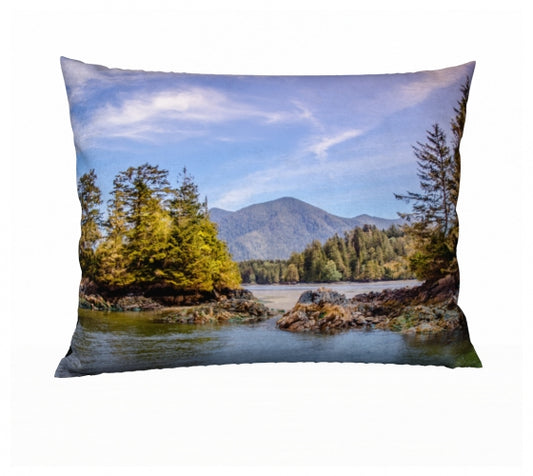 Tofino Inlet 26" x 20" Throw Pillow Cover