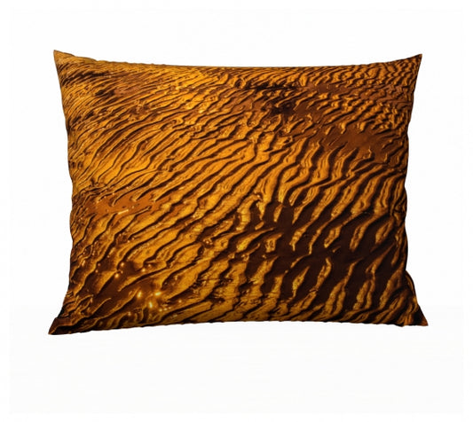 Golden Sand 26" x 20" Throw Pillow Cover