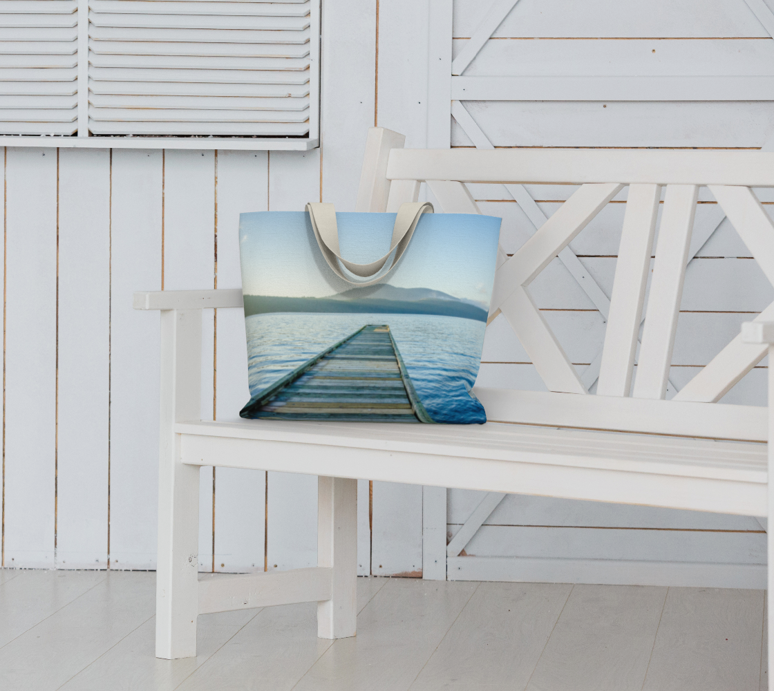Van Isle Goddess Salt Spring Island Pier oversized Market Tote.