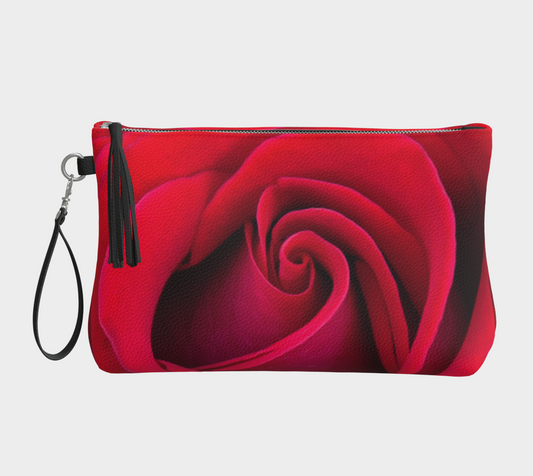 Stop & Smell the Roses Vegan Leather Makeup Bag