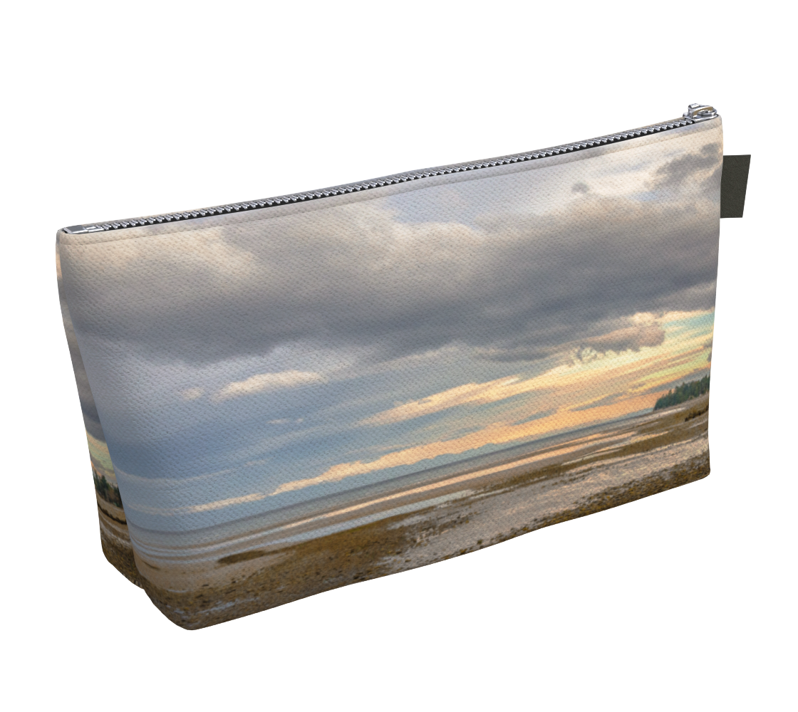 Miracle Beach Makeup Bag by Vanislegoddess.com is available in 2 sizes.