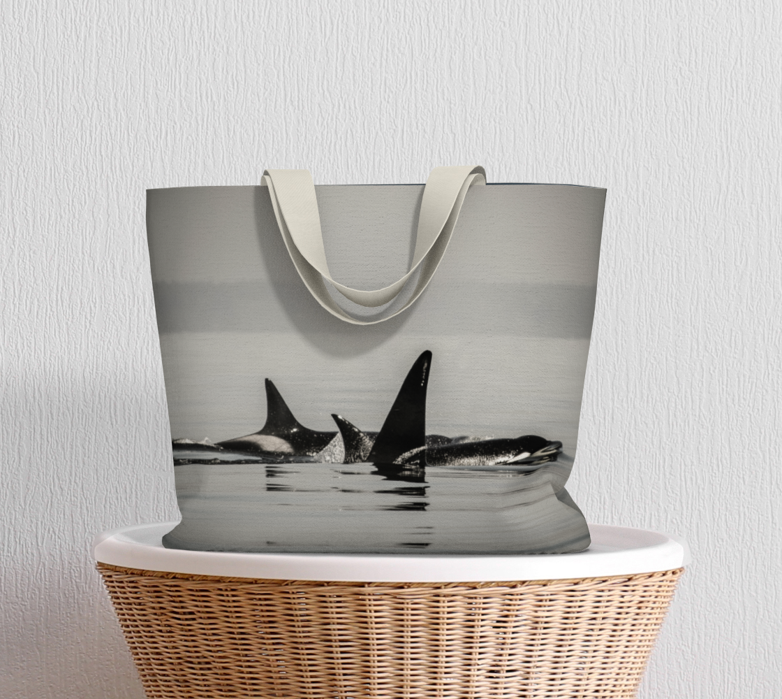 Van Isle Goddess Orca Pod oversized Market Tote.