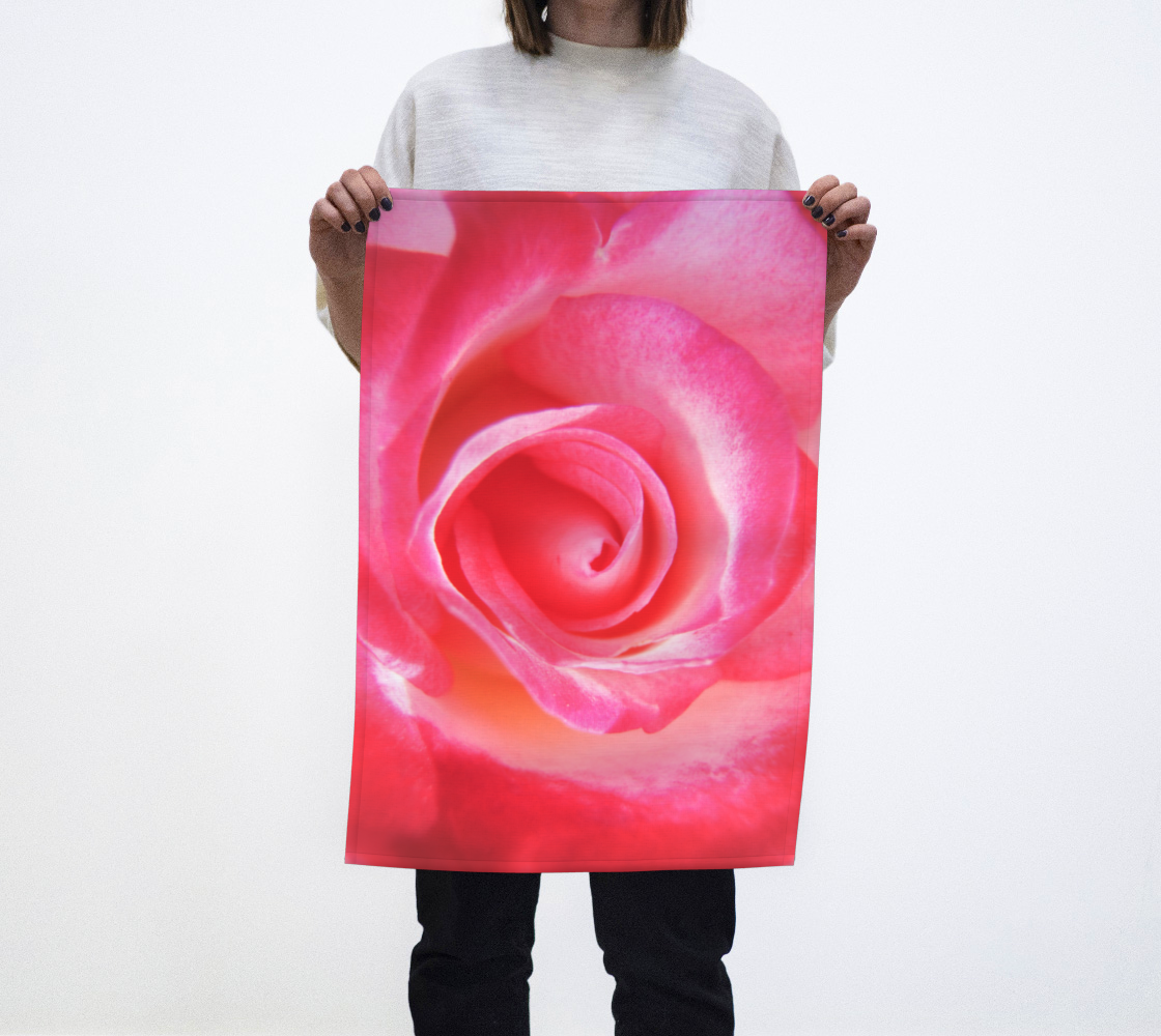 Sparkle Rose Tea Towel