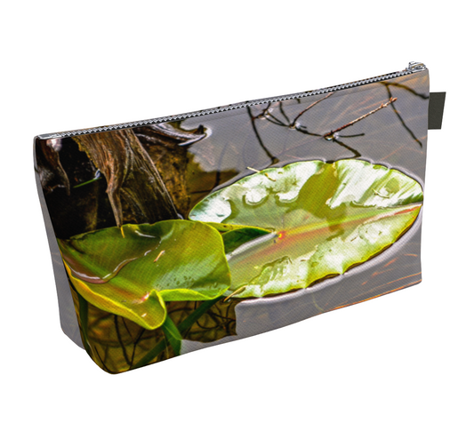 Peaceful Reflections makeup bag by Vanislegoddess.com available in 2 sizes.