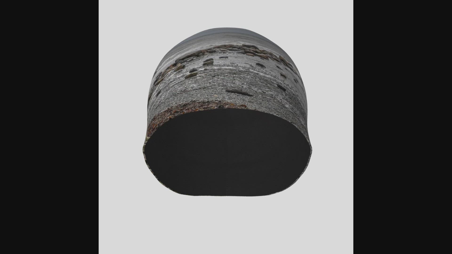 Video of the gray day Qualicum Beach beanie.