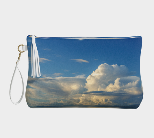 Qualicum Beach Vegan Leather Makeup Bag