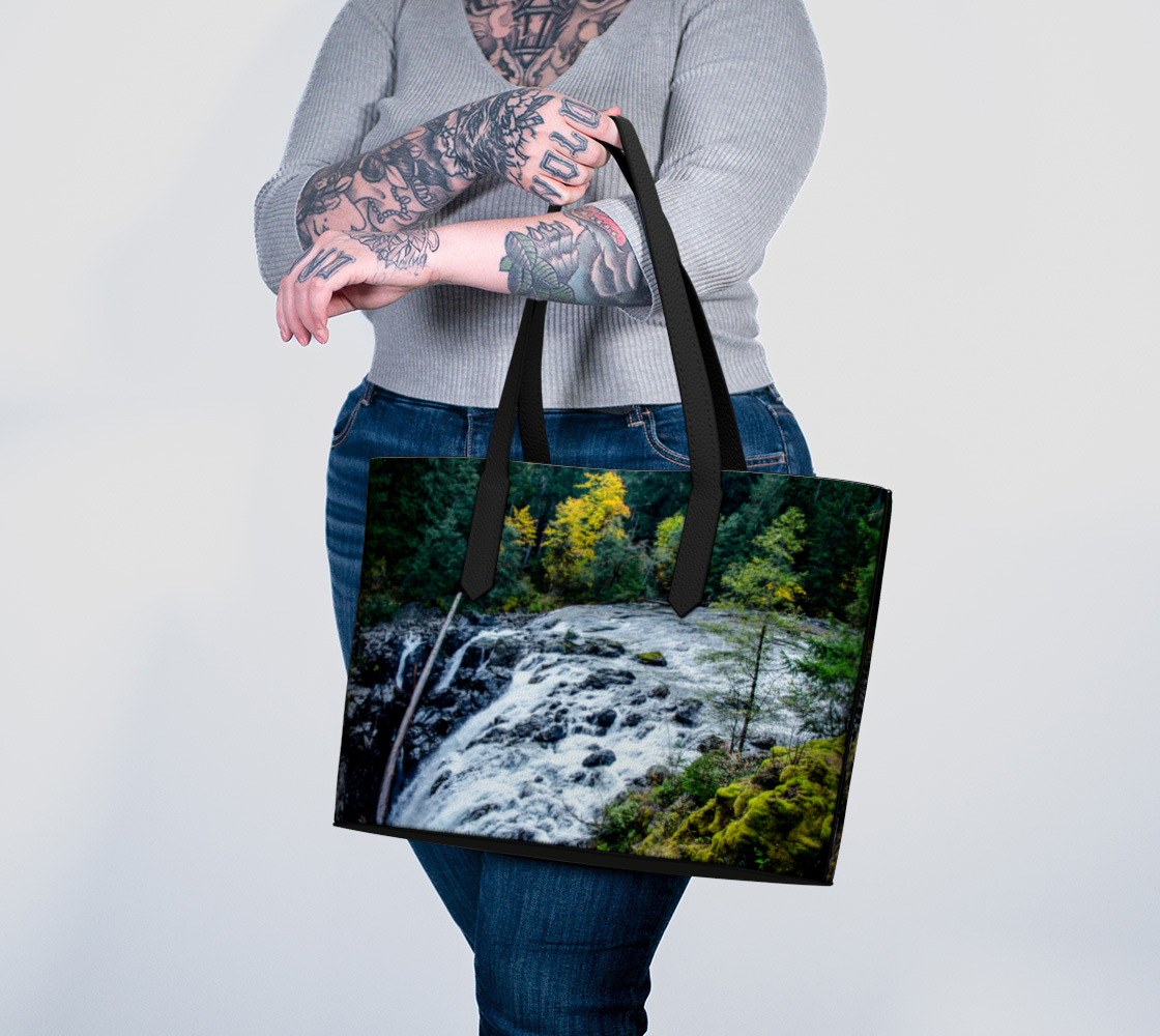 Englishman River Falls Vegan Leather Tote Bag