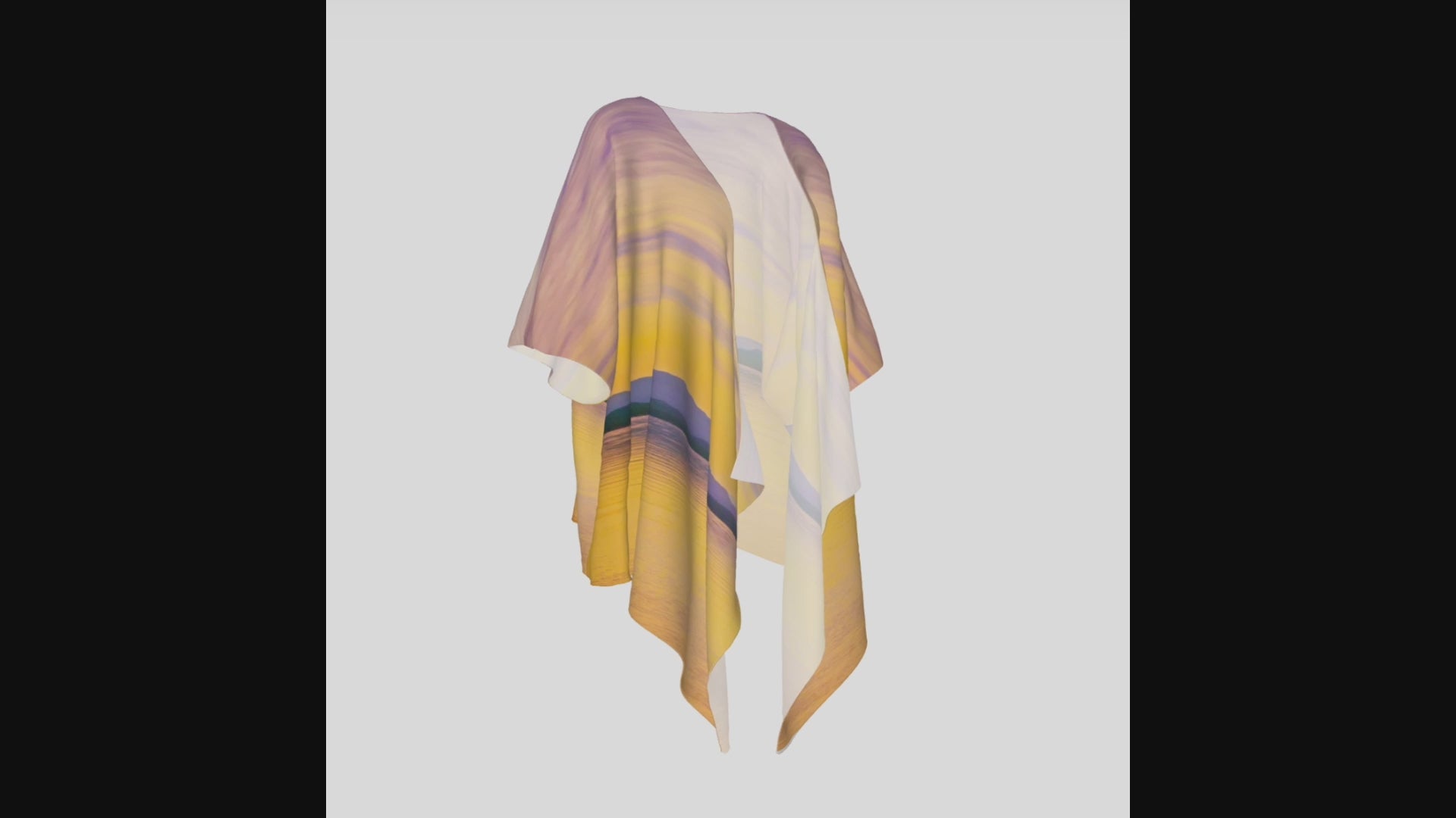 Video of the Magic Morning Draped Kimono.
