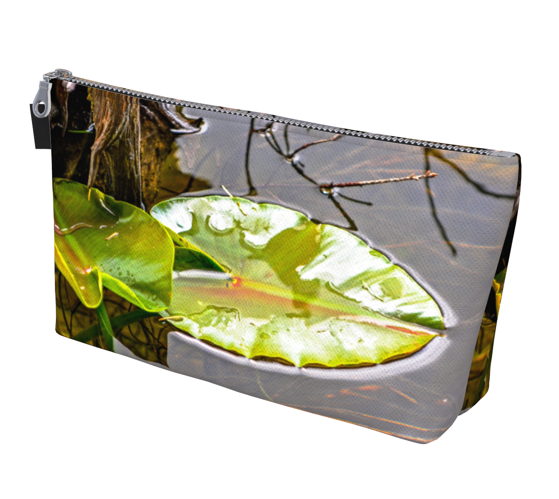 Peaceful Reflections makeup bag by Vanislegoddess.com available in 2 sizes.