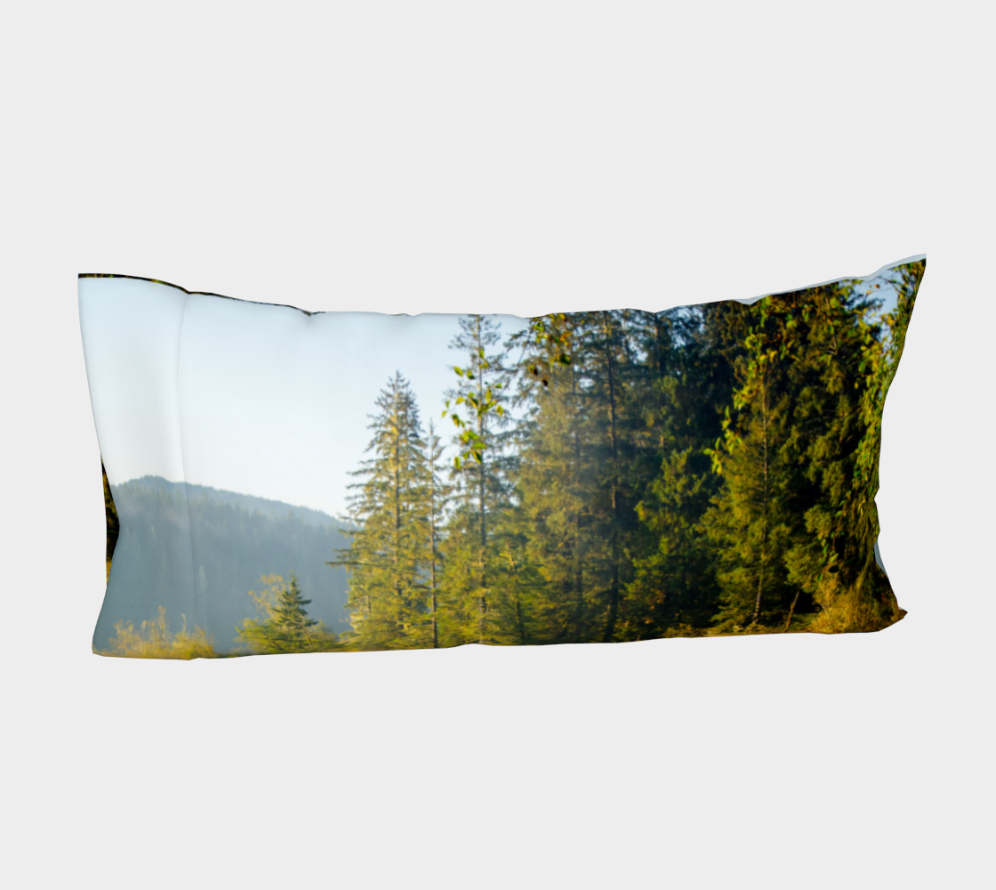 Autumn Sunrise Fairy Lake Bed Pillowcase