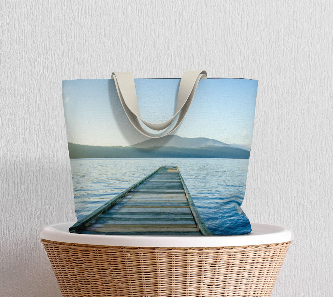 Van Isle Goddess Salt Spring Island Pier oversized Market Tote.