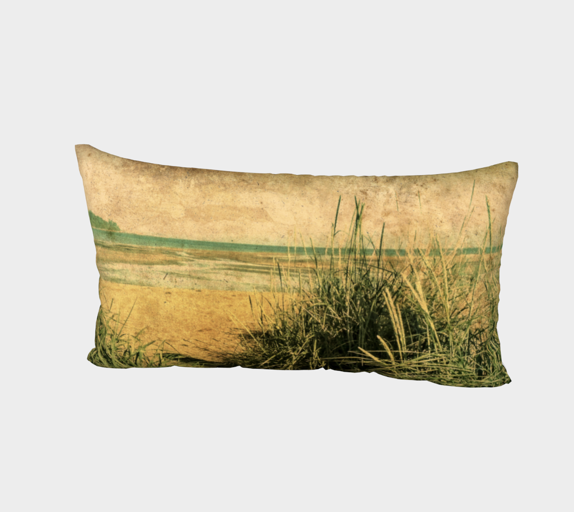 Vintage Beach Bed Pillow Sham