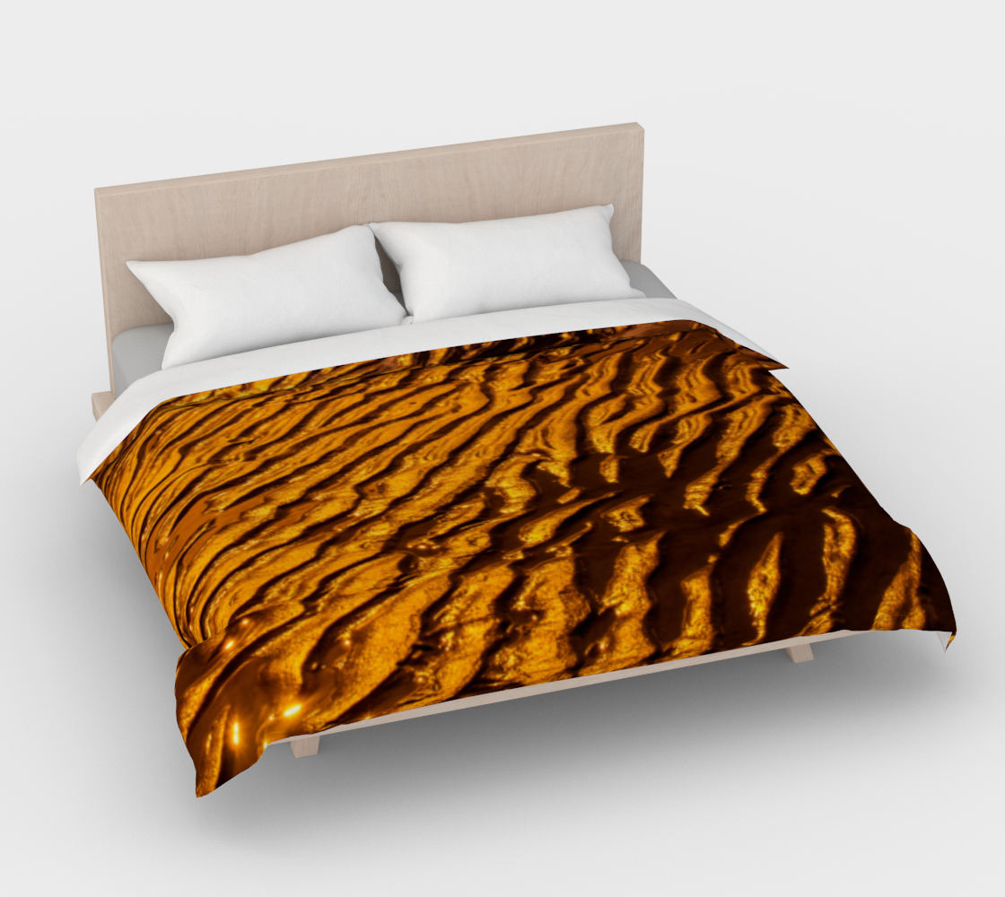 Golden Sand Cotton Duvet Cover