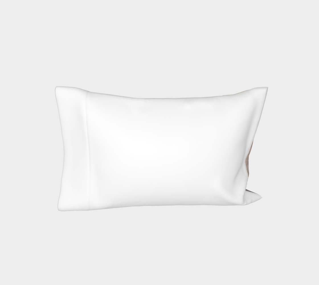 Standing in the Glow Sand Dollar Bed Pillowcase