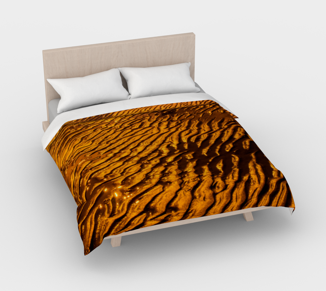 Golden Sand Cotton Duvet Cover