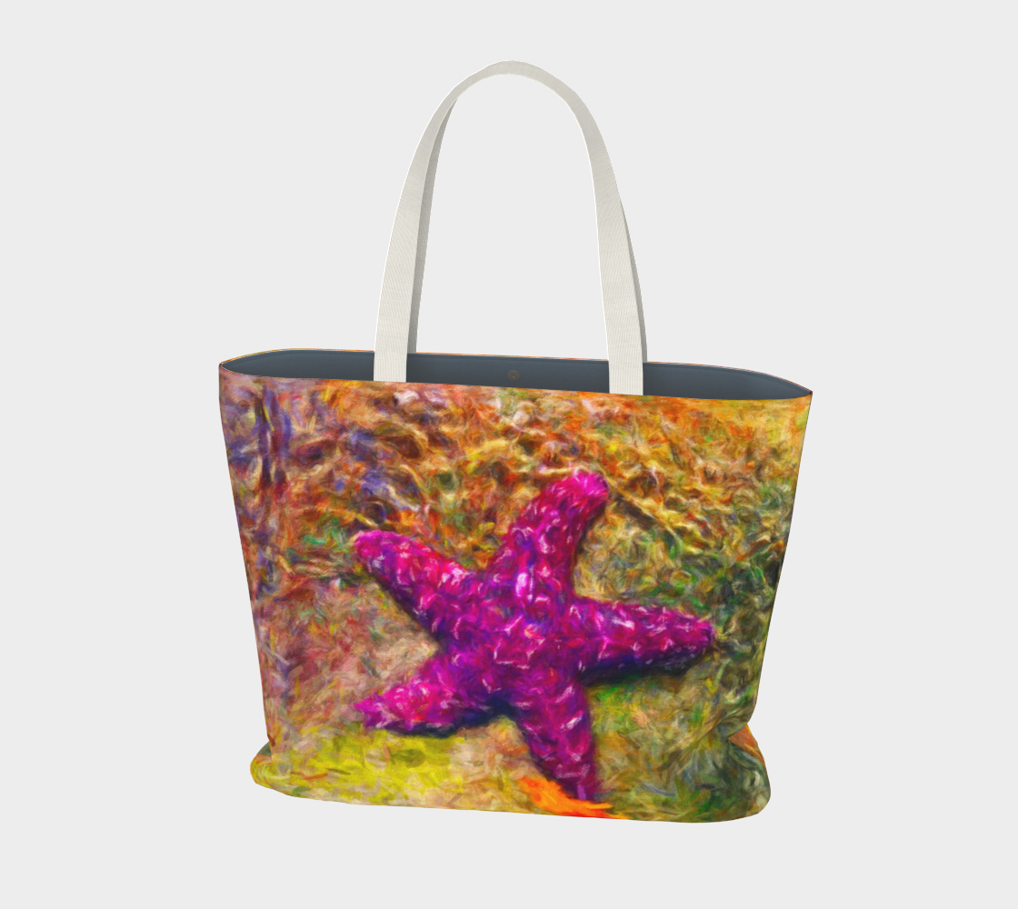 Van Isle Goddess Starfish Attraction oversized Market Tote.