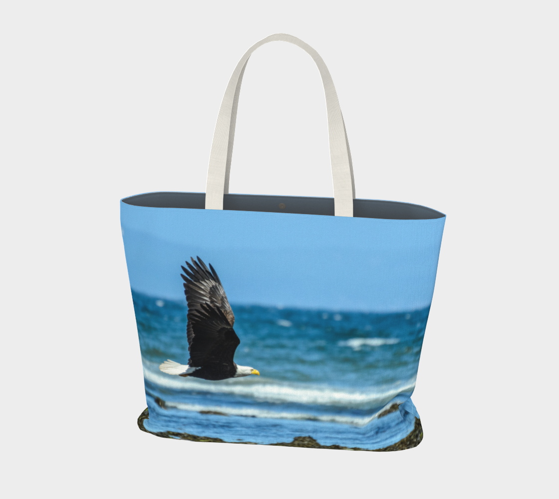 Van Isle Goddess Fly Like A Eagle oversized market tote.