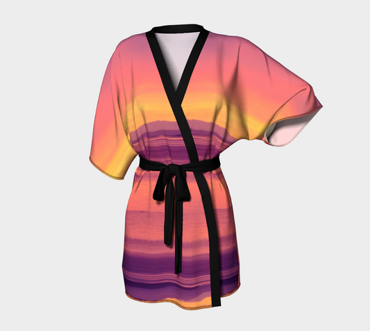 Vancouver Island Sunset Kimono Robe