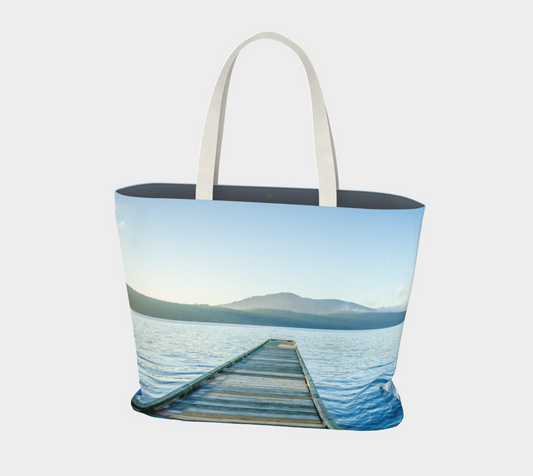 Van Isle Goddess Salt Spring Island Pier oversized Market Tote.