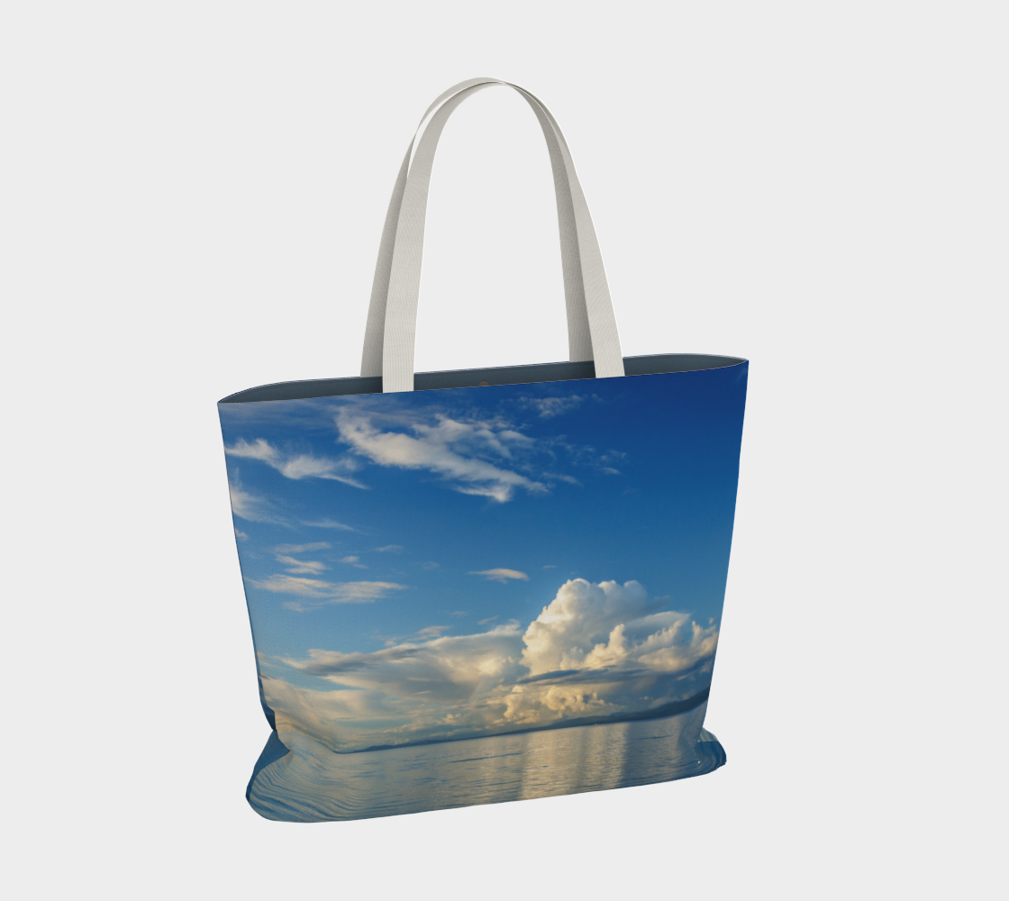 Van Isle Goddess Qualicum Beach oversized Market Tote.