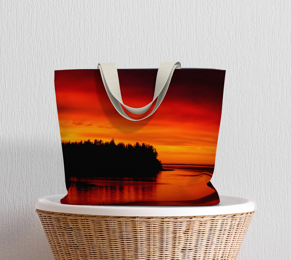 Van Isle Goddess Amazing Sunset Market Tote