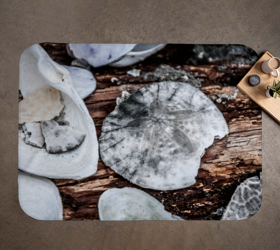 Strewn About Miracle Beach Coastal Blanket