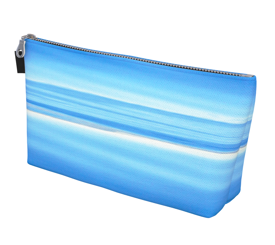 Ocean Blue Makeup Bag by Vanislegoddess.com is available in 2 sizes.