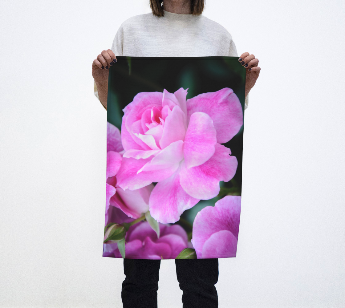 Roses In Bloom Tea Towel