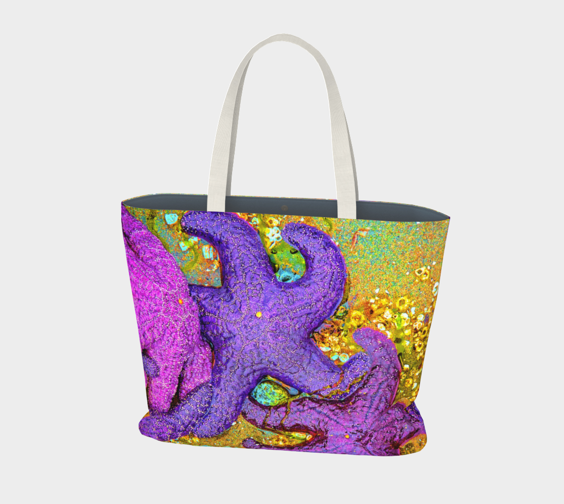 Van Isle Goddess Starfish Cluster Oversized Market Tote