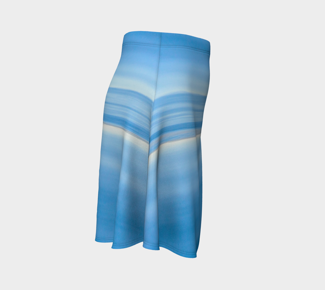Ocean Blue Flare Skirt
