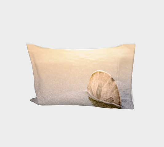 Standing in the Glow Sand Dollar Bed Pillowcase