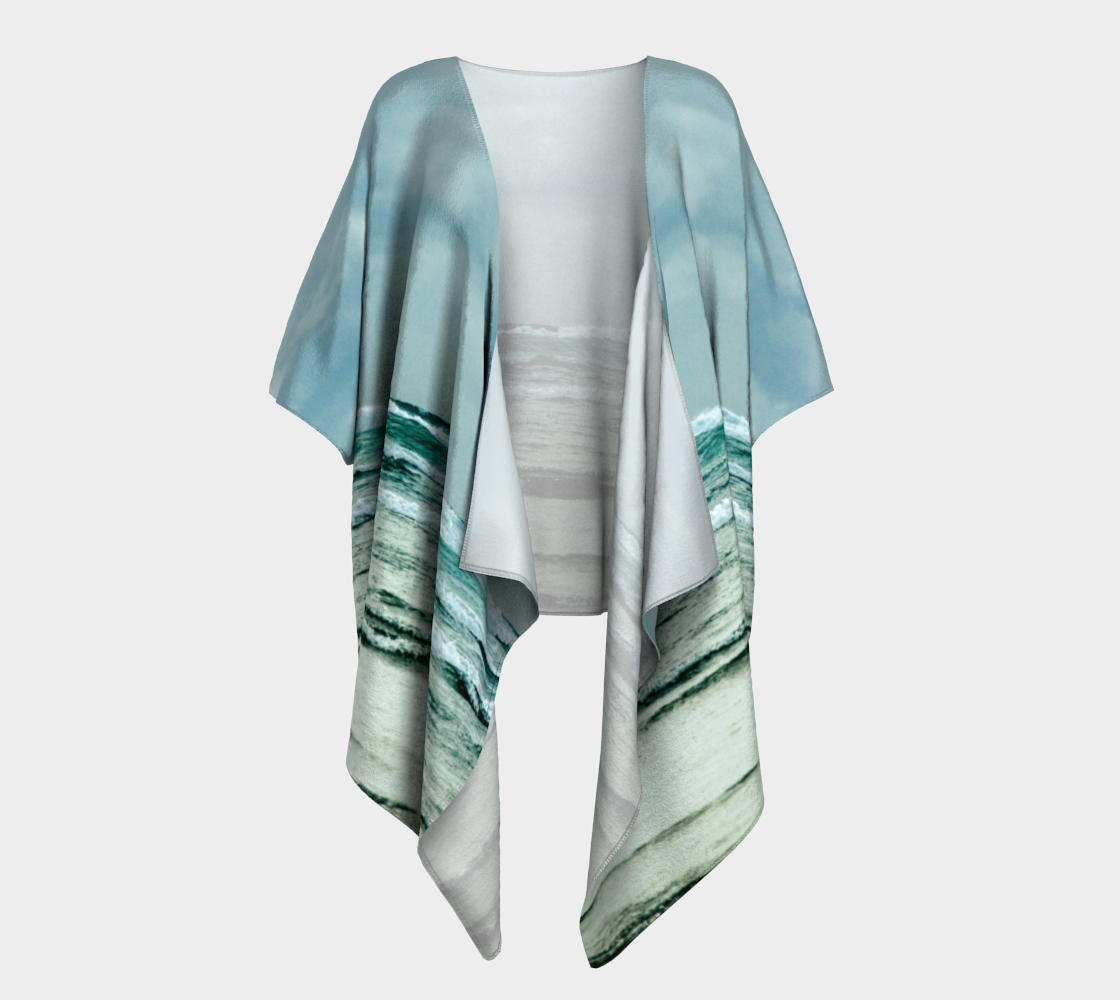 Front of the Ocean Calling draped kimono.