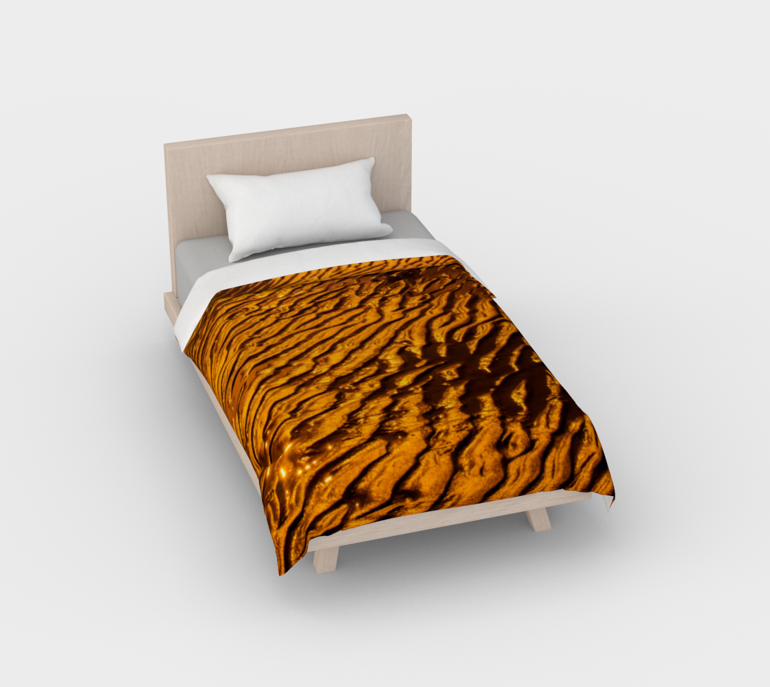 Golden Sand Cotton Duvet Cover