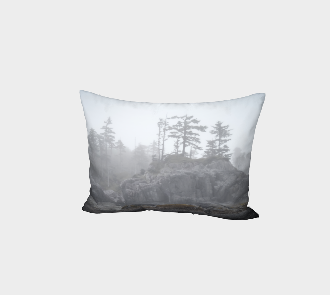 West Coast Ocean Fog Bed Pillow Sham