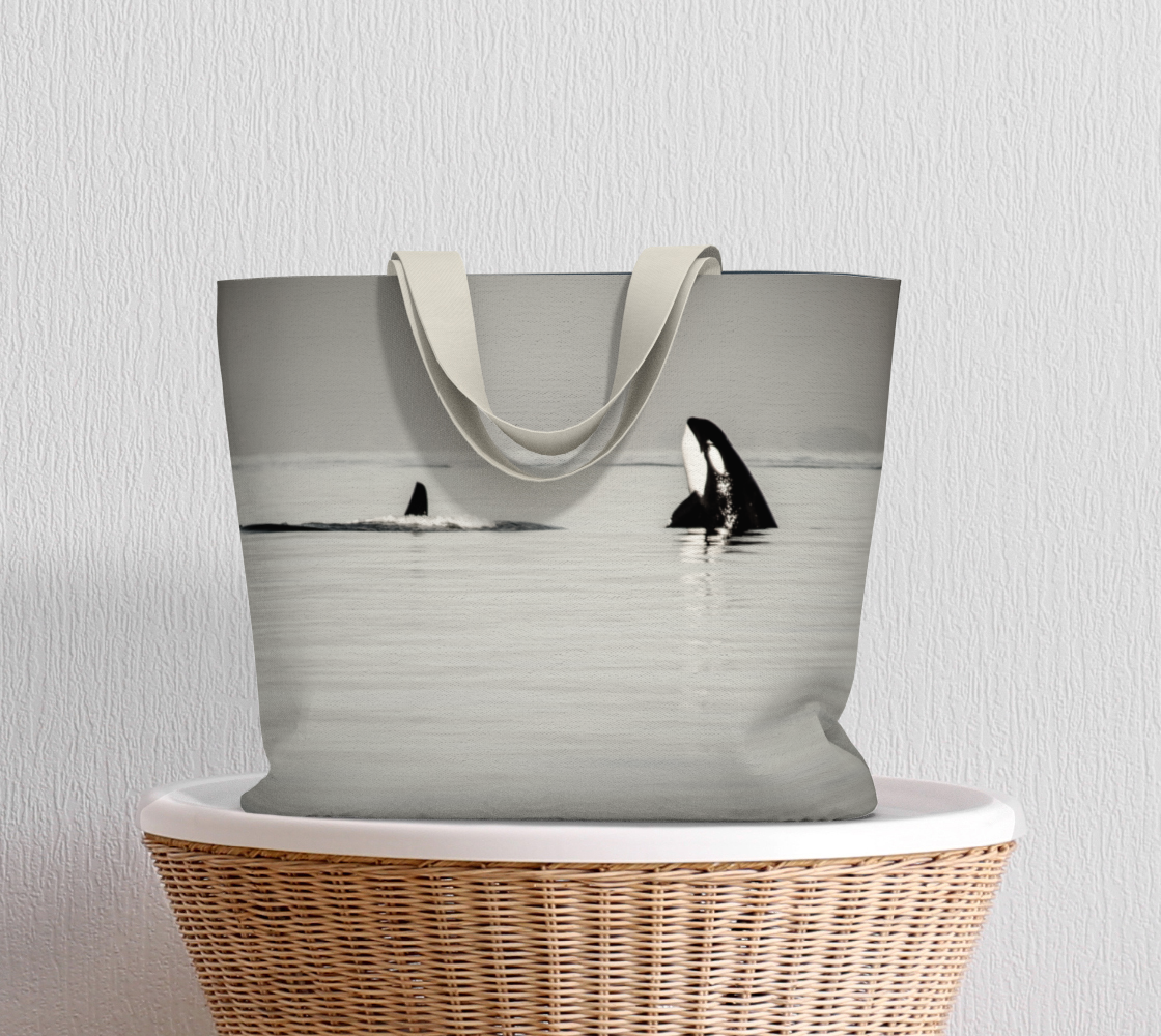 Van Isle Goddess Orca Spy Hop oversized Market Tote.